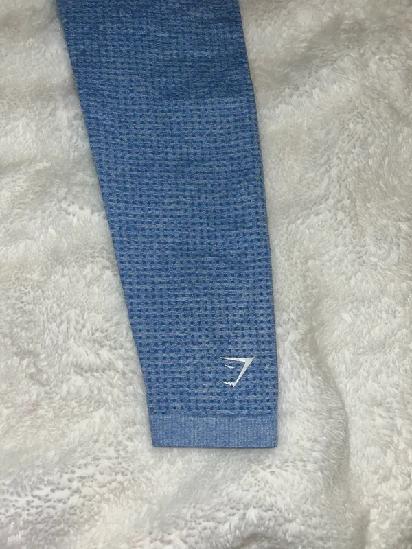 Vital Seamless Gymshark Blue Leggings - Image 7