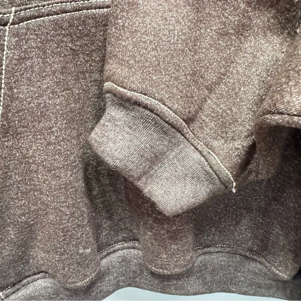 Bobbi Ling Brown Oversized Hoodie Comfy Athleisure Streetwear Grunge - Image 5