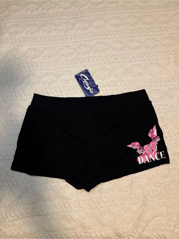 Capezio Athletic Shorts Dance Black XXL- New - Image 2