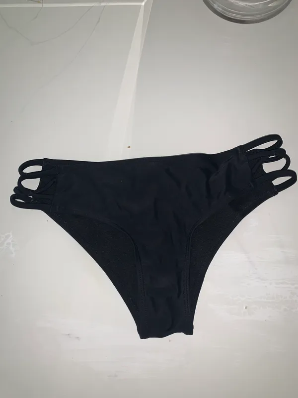 Black Bikini Bottoms Size XS - Image 2