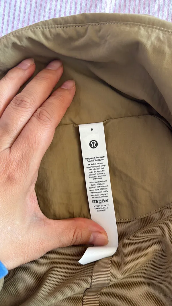Lululemon Athletica Lululemon Always Effortless Jacket Filbert Tan size 6 - Image 3