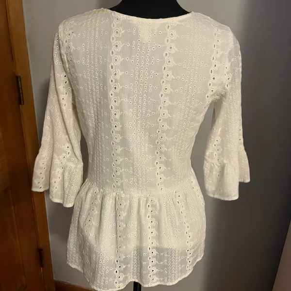 Matilda Jane Have A Good‎ Day Blouse Size S - Image 2