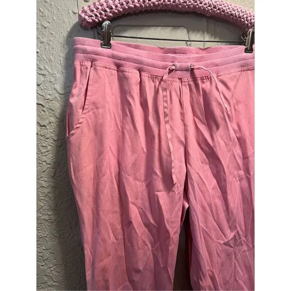 Nu Dimension Stretch Pink Scrub Pants Woman’s Size Large FLAWED-MARKS-STAINS - Image 5