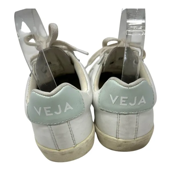 Veja Esplar Leather White Sneakers Size 38 (US 7) - Image 5