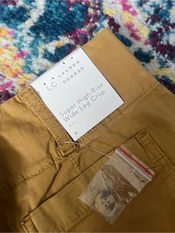 NWT Lauren Conrad wide leg pants size 6 - Image 8