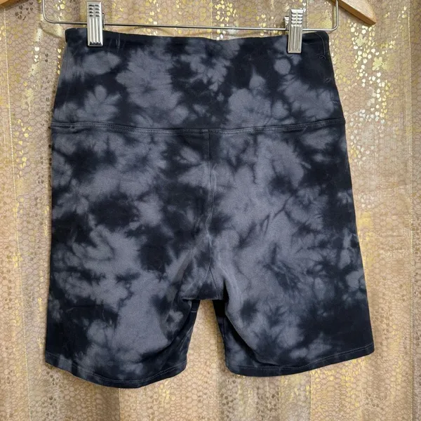 PINK Victorias Secret Gray Black Tie Dye Cotton‎ Bike Shorts Small - Image 2