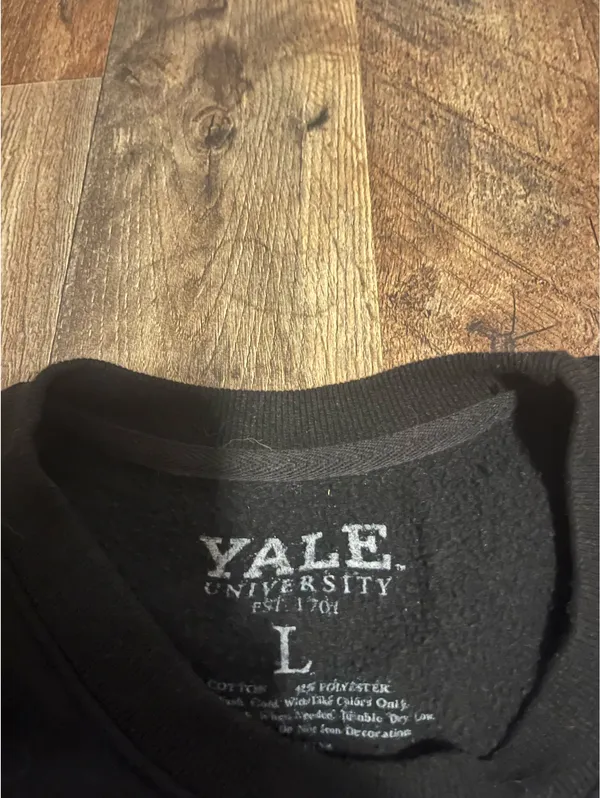 yale crewneck Black Size L - Image 2