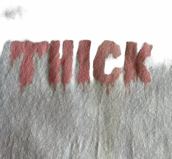 Kylie Jenner Shop White "THICK" Kim K Graphic Tee - Size Small - Image 5