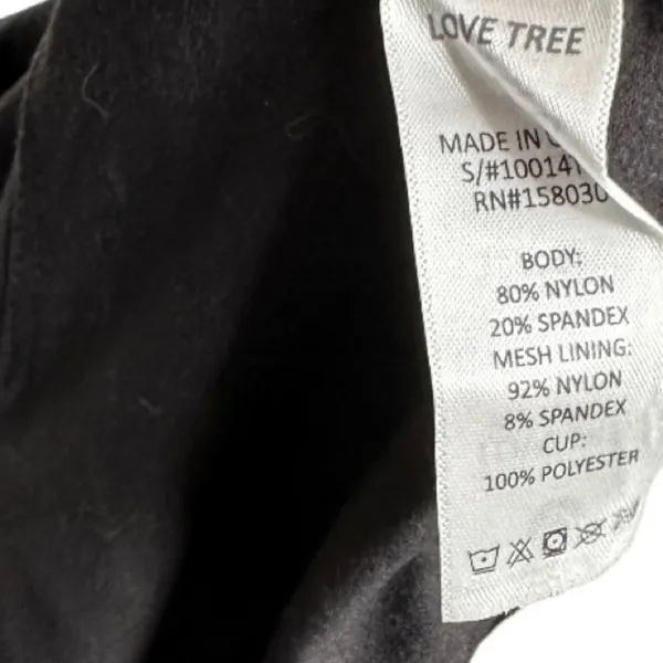 Love‎ Tree Black Workout Tank Top nwt - Image 5