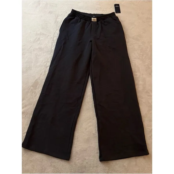 Parke x Target high rise wide leg cotton sweatpants in Navy Blue Size Small NWT - Image 5