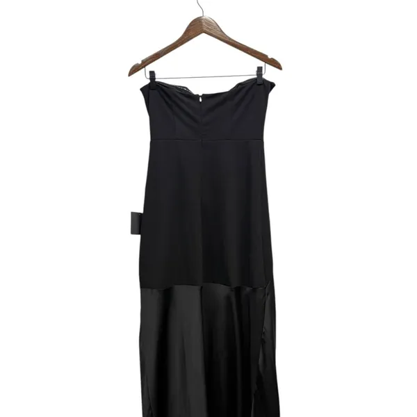 Lulus Compelling Style Black Strapless A-Line Maxi Dress size L NWT - Image 6