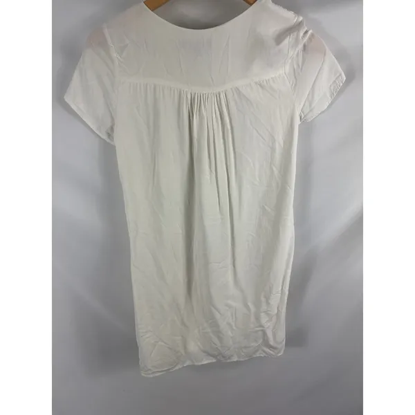 Lulus Down in Kokomo White Lace Up V Neck Dress Size Small - Image 8