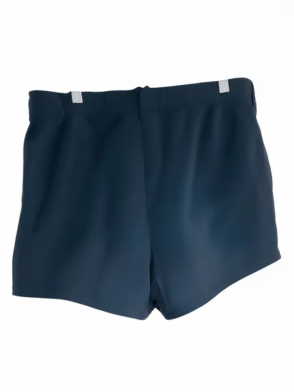 Women's Black Athletic Shorts with Elastic Waistband - Image 2
