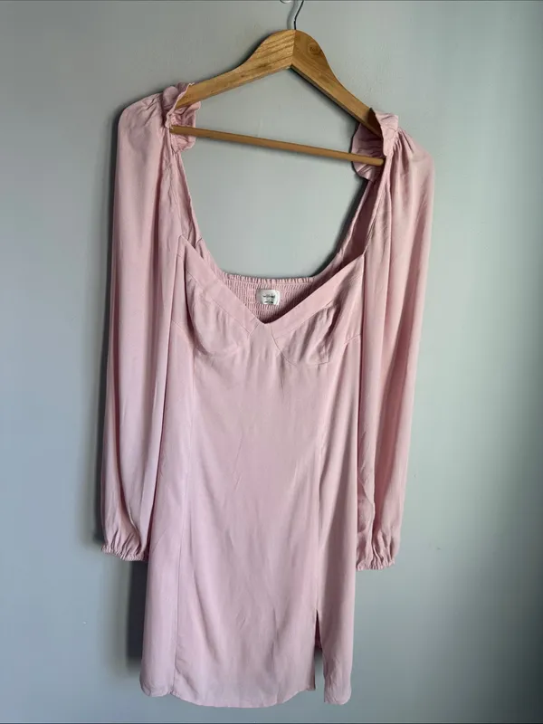 Aritzia Wilfred Novella Dress in Poetic Pink 4 - Image 3