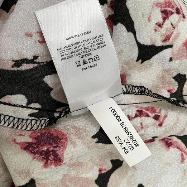 Express Satin Cami Size Large Floral Silky Tank Y2K Coquette Romantic Feminine - Image 6