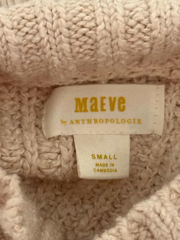 Anthropologie Maeve The Dakotah Oversized Turtleneck Sweater - Image 4