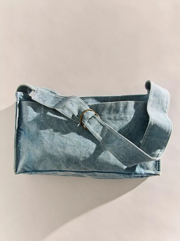 NWT Free People Camp Crush Sling Bag ~ Blue~SOLD OUT!! - Image 6