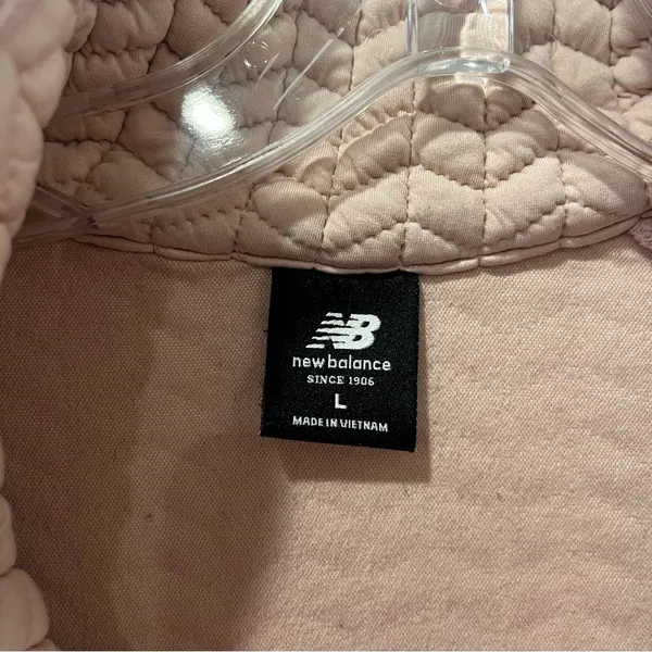 New Balance Heatloft Athletic Jacket Size Large Full Zip‎ Pink WJ13118 - Image 5