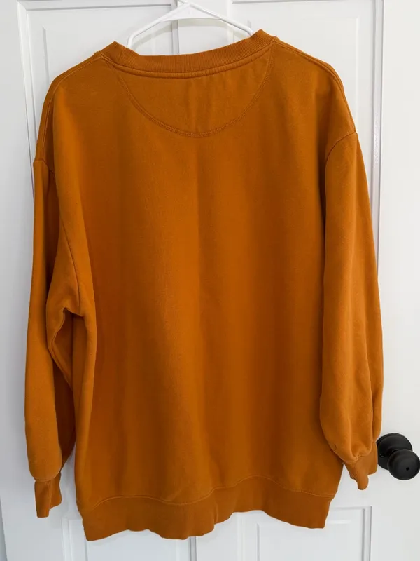 Out From Under Urban Outfitters Oversized Crewneck Sweatshirt Rust M - Image 6