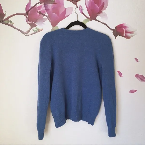 Polo Ralph Lauren V Neck Pullover Wool Sweater - Image 6