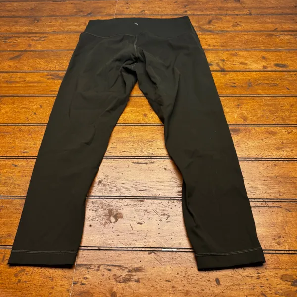 Lululemon Align High-Rise Crop 21 Dark Olive Green Leggings‎ Size 10 LW6BANS - Image 6