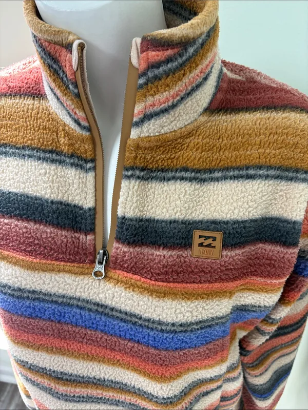 Billabong x Adventure Division Fleece Pullover Medium - Image 3