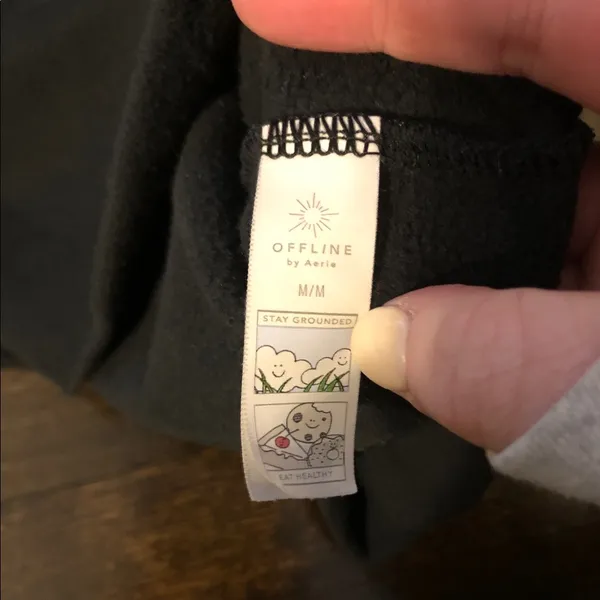 Aerie offline Black Women's Cropped Sweater - Image 2