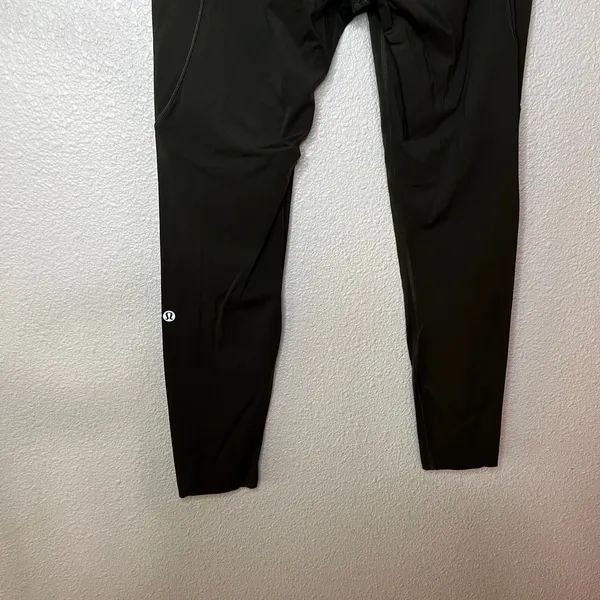 Lululemon Fast and Free Tight II 25" Non-Reflective Nulux in Dark Olive Green 8 - Image 5