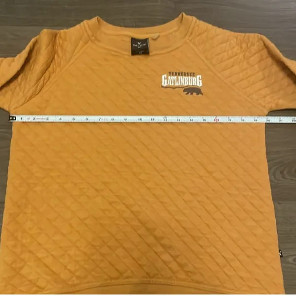 Women’s Valani Mustard Yellow Gatlinburg Tennessee Long Sleeve Top, Size Medium - Image 3