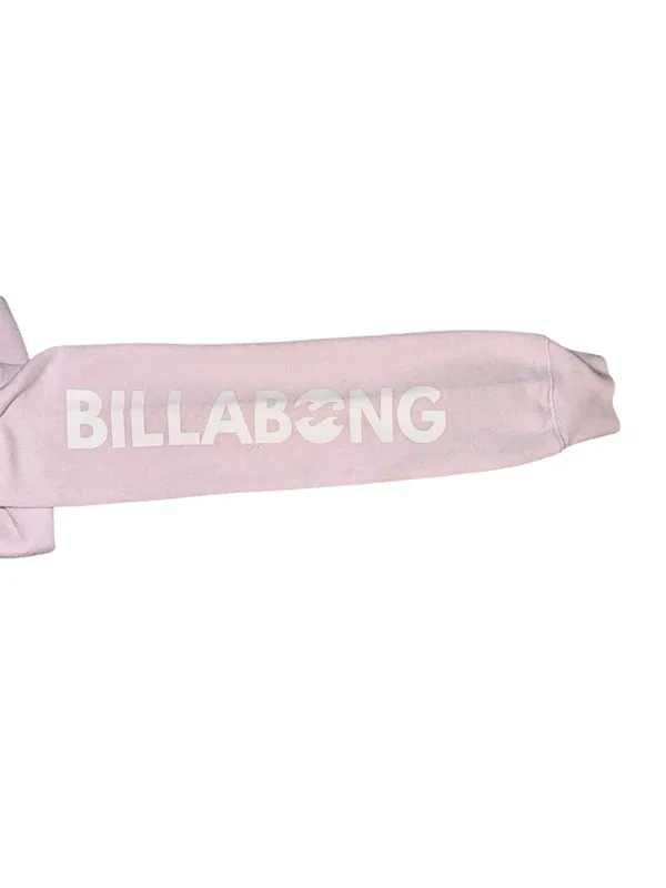 Billabong Light Pink Sleeve Logo Pullover Sweatshirt - Image 5