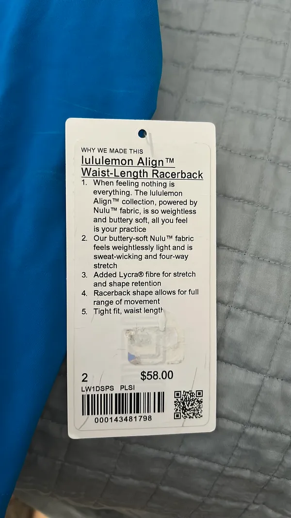 Lululemon Waist-Length Align Racerback - Image 4