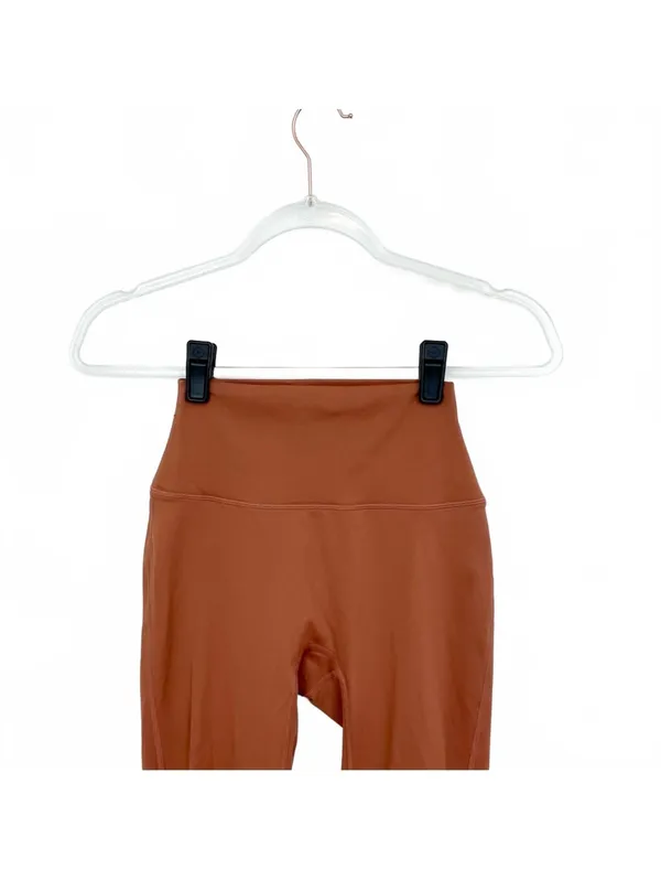 Set Active Luxform Leggings High Rise Terracotta Women's Size Large 25" Inseam - Image 3