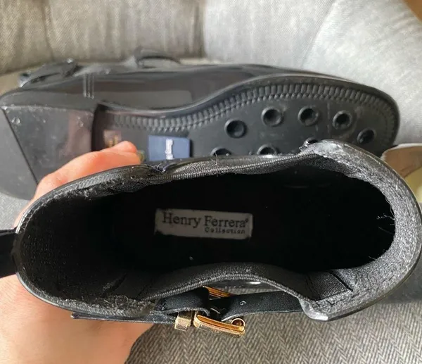 •Henry Ferrera woman’s ankle rain boots• Black Size 8 - Image 4