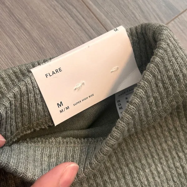 American Eagle flare knit pants - Image 2