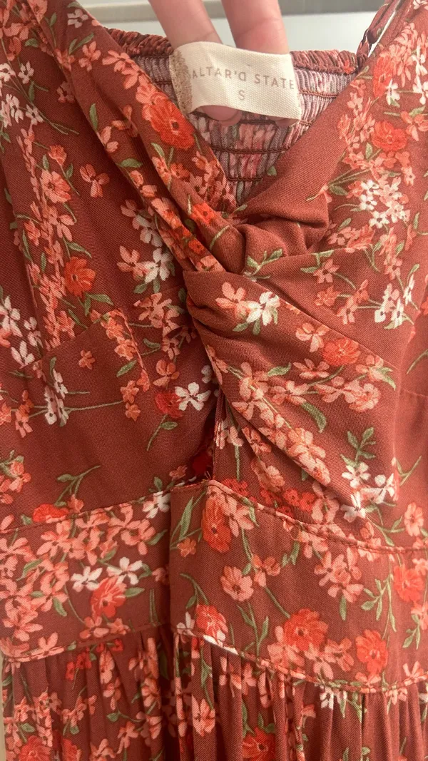 Altar'd State Floral maxi dress - Image 3
