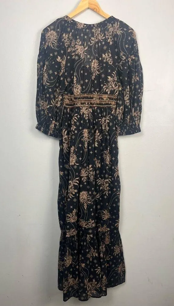 NWT Free People Women's Golden Hour Maxi Dress Black size XS - Image 8