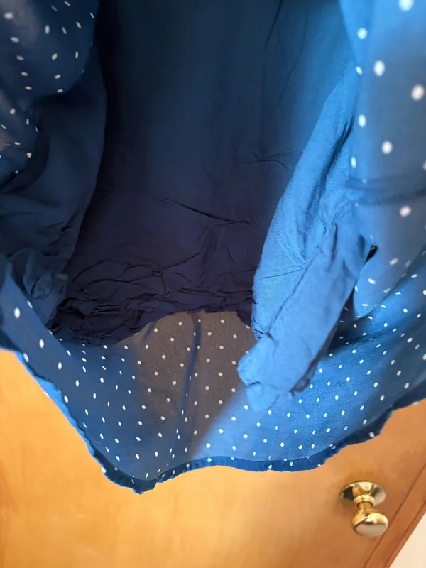 Abercrombie Blue Polkadot Dress - Image 7