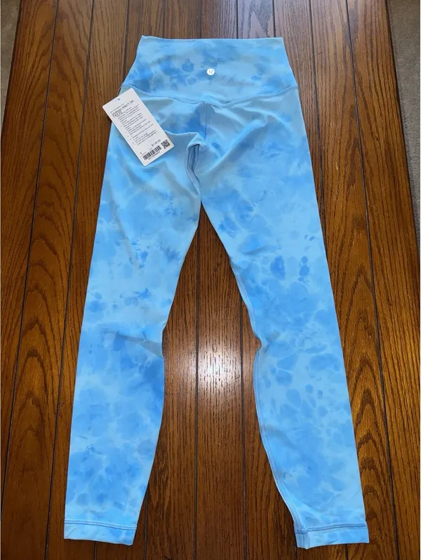 Lululemon Align High-Rise 25” Smoothie Wash Blueberry Size 4 NWT - Image 2