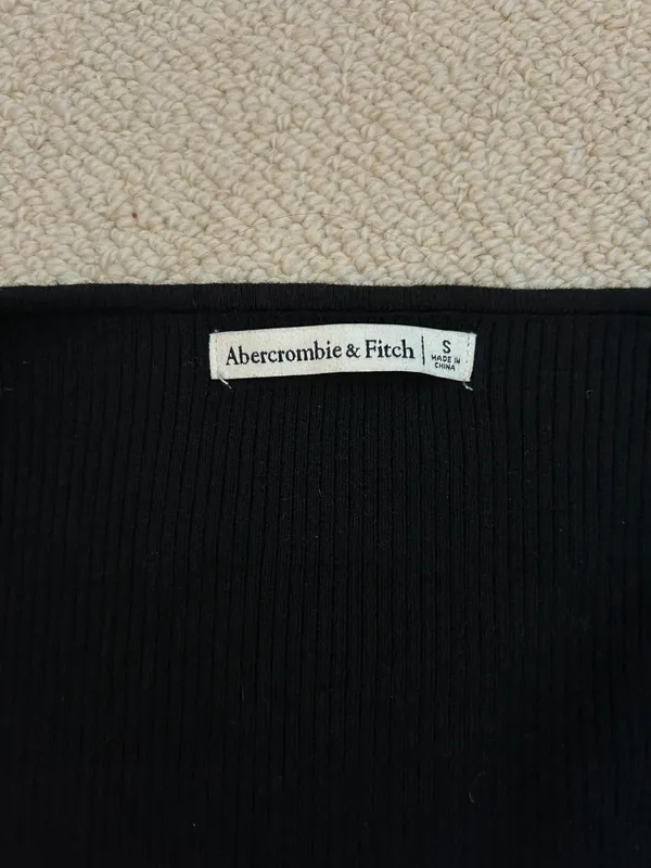 Abercrombie Long Sleeve Ribbed Corset Sweater - Image 3