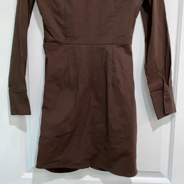 Tiger Mist. Brown shirt dress size xsmall new with tags - Image 7