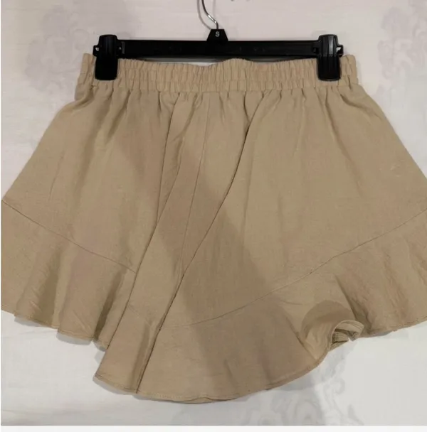 Tan and cream shorts #tan #cream - Image 2