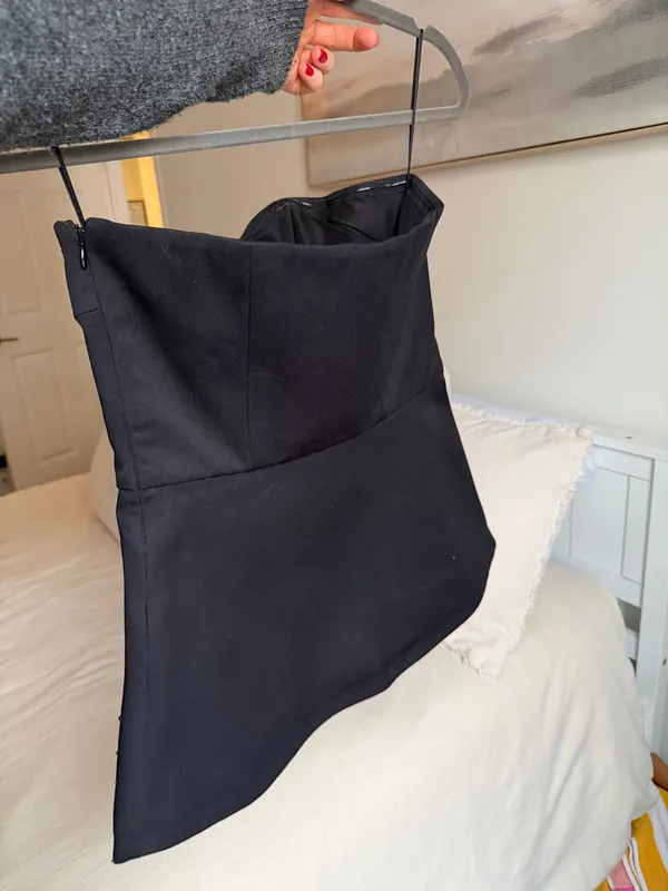 H&M Strapless Top Black - Image 3