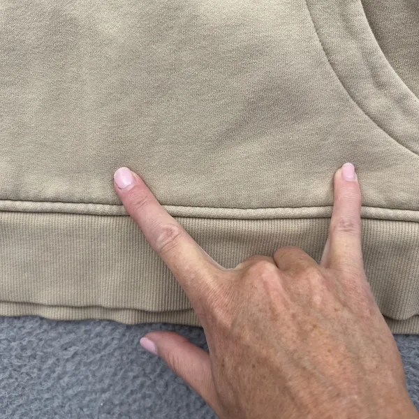 Lululemon Scuba Oversized Funnel Neck Half Zip Sweatshirt Trench Tan Women's M/L - Image 2