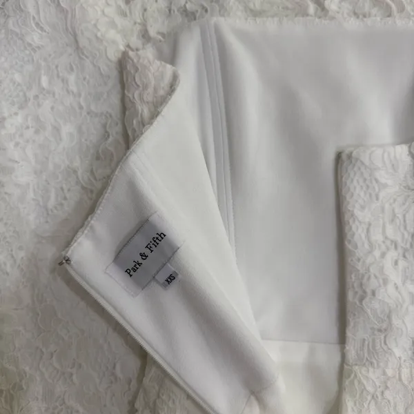 Park & Fifth Maxi Dress White Size XXS - Image 7