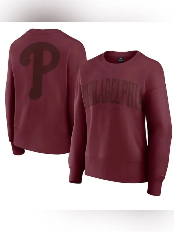 NWT Signature by Fanatics Philadelphia‎ Phillies Cropped Crewneck Sweatshirt XS - Image 10