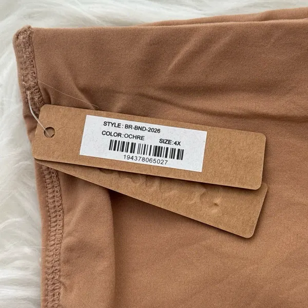 Skims Fits Everybody Bandeau Ochre Size 4X - Image 8