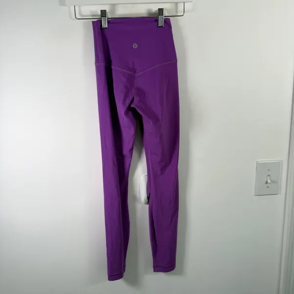 Lululemon Align High-Rise Pant 25" Moonlit Magenta Purple Gym Athletic Womens 0 - Image 4