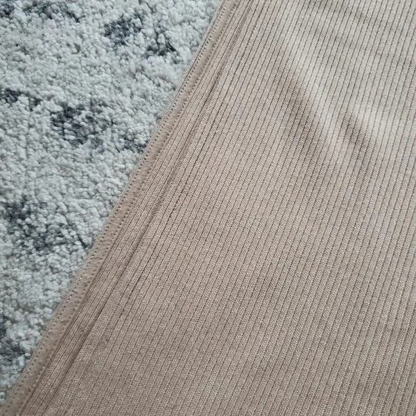 Old navy High Waisted Rib knit Maxi skirt size medium in cream color - Image 2