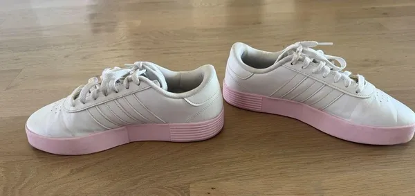 adidas Court Bold sneaker White/Pink size 9 - Image 7
