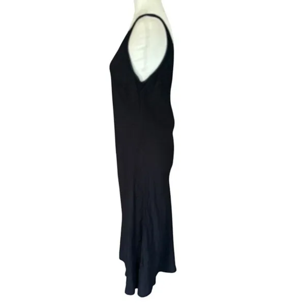 Vintage‎ April Cornell Maxi Dress Small Minimalist Black Whimsygoth Witchy Goth - Image 3